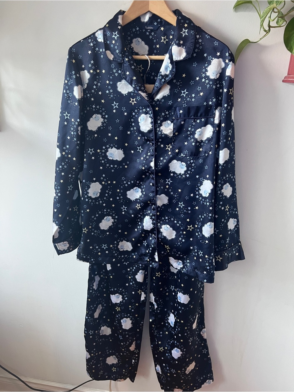 Reitmans Vintage Navy Sheep & Star Pajama Set M